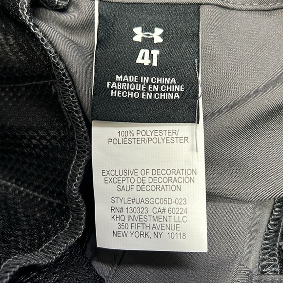 Boys Under Armour UA Golf Medal Play Shorts Graphite Gray Size 4T New with Tags - Picture 3 of 6